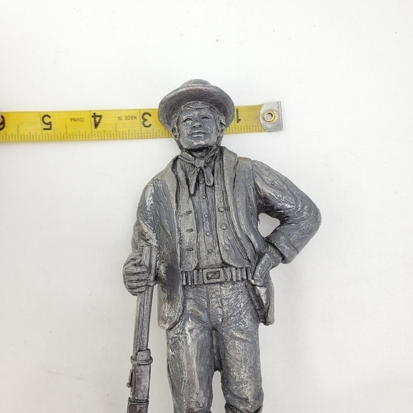 Billy The Kid Pewter Statue Western Collection Michael Ricker 1992 10” 1/1K RARE - Picture 11 of 11